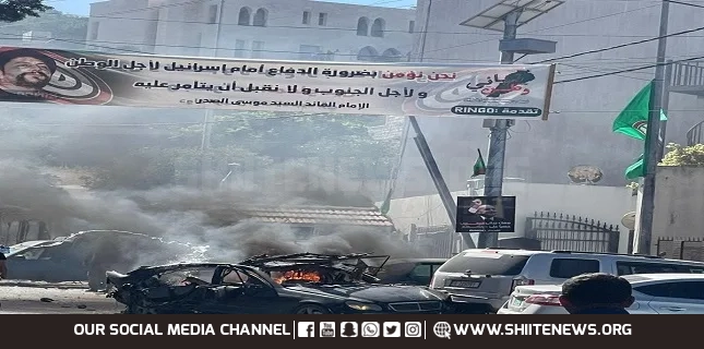 Israeli Drone Raids Car in Tibnin, South Lebanon, Leaving Casualties