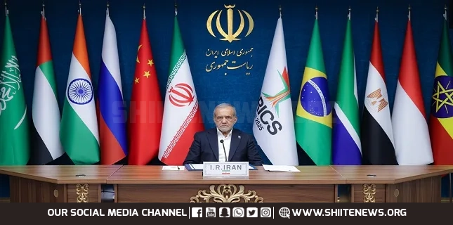 Pezeshkian: BRICS can play crucial role in countering unilateralism, sanctions