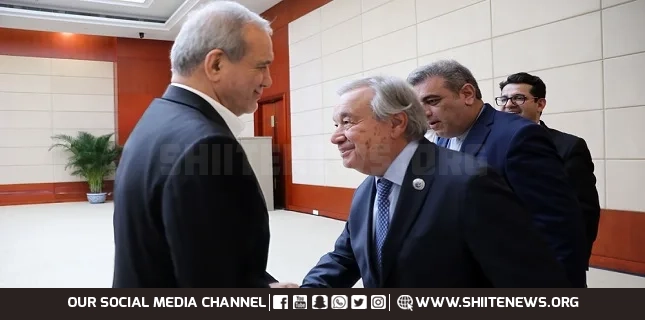 Pezeshkian UN must take ‘practical’ action to end Israel’s atrocities
