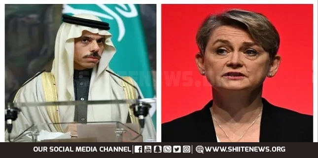 Saudi FM receives call from newly appointed UK foreign secretary