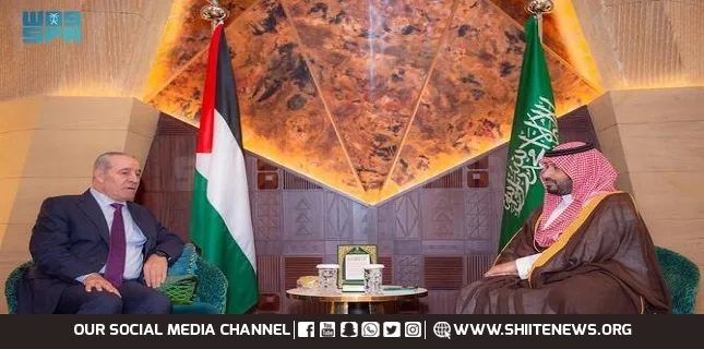 Saudi crown prince meets Palestinian vice president ahead of UN General Assembly