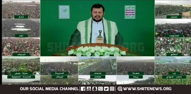 Sayyed Houthi Addresses Millions of Yemenis On Prophet Muhammad (PBUH) Birthday, Affirms Confrontation with ‘Israel’