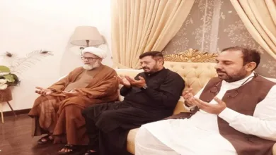 Senator Allama Raja Nasir Abbas Offers Condolences to Syed Hussain Zaidi on Sister’s Demise