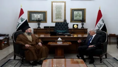 The President of the Republic and Mr. Al-Hakim discuss preparations for the upcoming elections