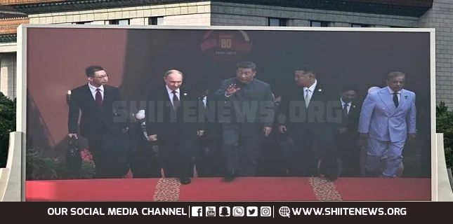Xi, Putin, and Kim gather at Beijing landmark for a grand military parade