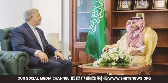 Deputy minister receives ambassador of Iran in Riyadh