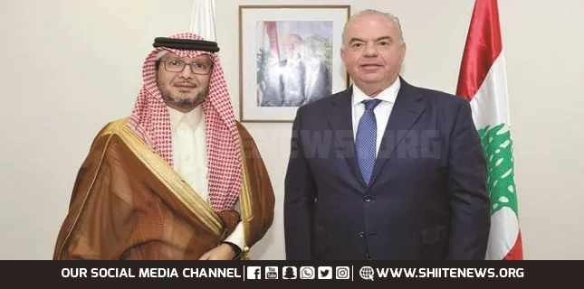 Saudi ambassador to Lebanon meets minister of telecoms in Beirut