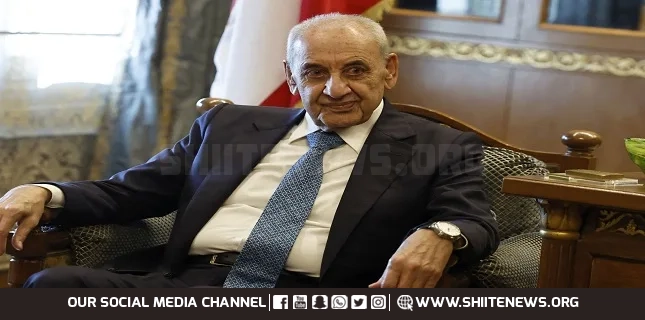 Speaker Berri: Lebanon Committed to Mechanism Adopted by Ceasefire Committee