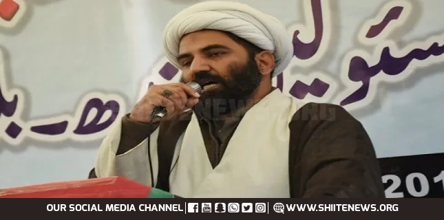 US, Israel have no right to decide Palestine fate, Allama Maqsood Domki