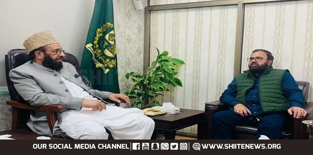 Allama Ashfaq Wahidi Meets Federal Minister for Religious Affairs
