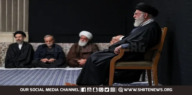 Leader attends Hazrat Zahra (SA) mourning ceremony