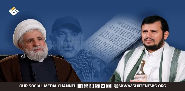 Yemen Stands by Hezbollah in Face of Israeli Tyranny: Sayyed Houthi Condoles Sheikh Qassem on Martyrdom of Commander Tabtabai