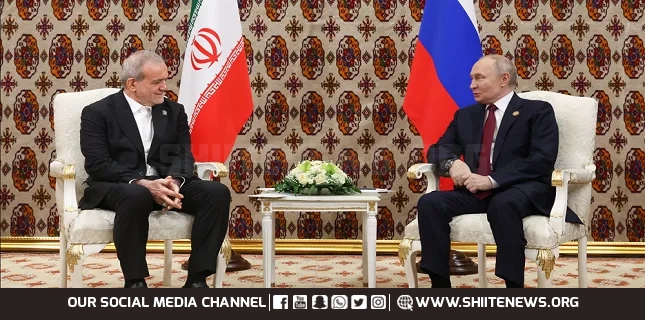 Iran, Russia stress implementation of strategic partnership pact as Pezeshkian, Putin meet