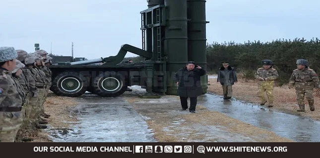 North Korea’s Kim oversees test-firing of high-altitude ​missile