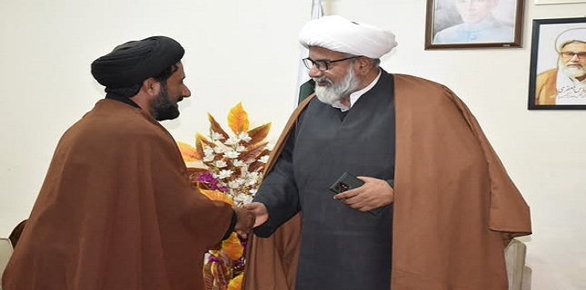 Allama Syed Jawad Hadi Meet Opposition Leader Senator Raja Nasir Abbas