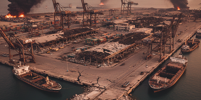 Israeli admissions: Yemeni blockade renders “Eilat” Port out of service, turning it into a symbol of historical defeat