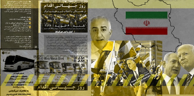 Exposed Leaked docs show monarchists rallying Iranian diaspora to back attack on Iran