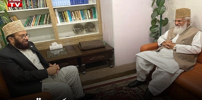 Federal Minister for Religious Affairs Meets Banned Lashkar-e-Jhangvi Leader Ahmed Ludhianvi