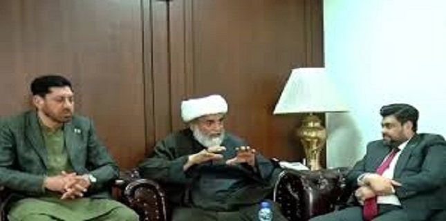 Governor Sindh Kamran Tessori Meets Senator Raja Nasir Abbas, Offers Condolences