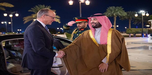 Saudi Crown Prince, German chancellor meet to discuss strengthening bilateral cooperation