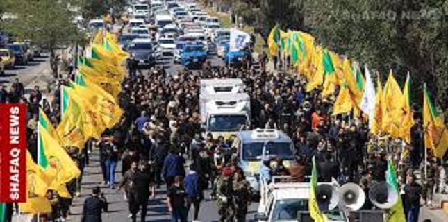 Kataib Hezbollah buries four PMF fighters martyred in Al-Anbar attack
