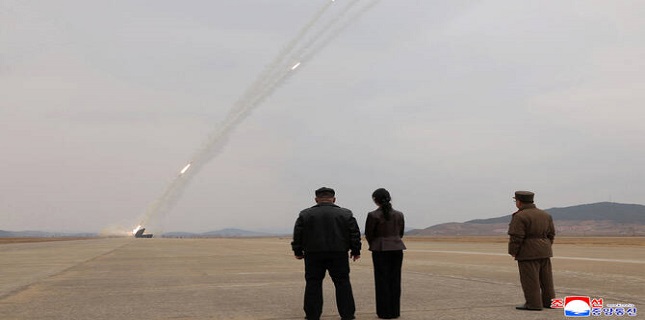 North Korea conducts test of nuclear-capable multiple rocket launchers
