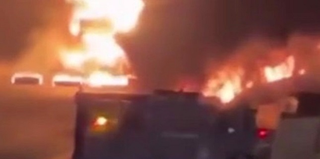 US embassy in Saudi capital set ablaze after drone attack Riyadh