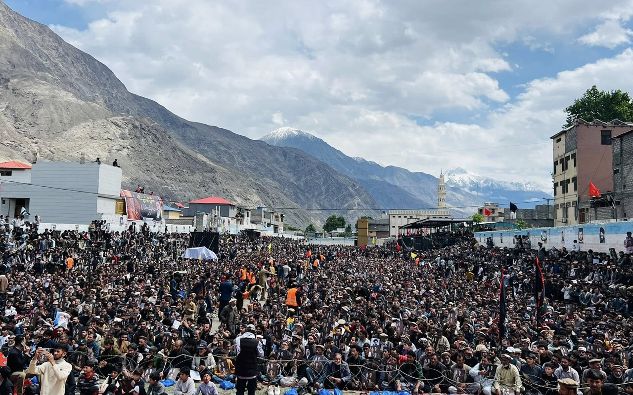 Grand Chehlum Gathering in Gilgit for Ayatollah Syed Ali Khamenei Draws Massive Crowds