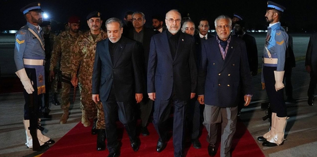 Iranian Delegation Received by CDF Munir, DPM Dar in Islamabad