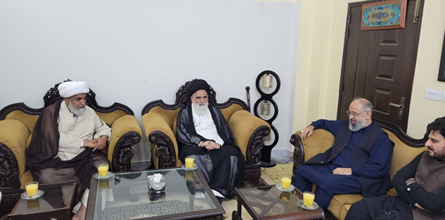 Allama Syed Jawad Naqvi Meets Raja Nasir Abbas Jafri in Islamabad