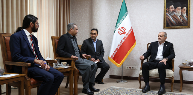 Pezeshkian, Pakistani Minister Hold Talks on Iran-US Dialogue