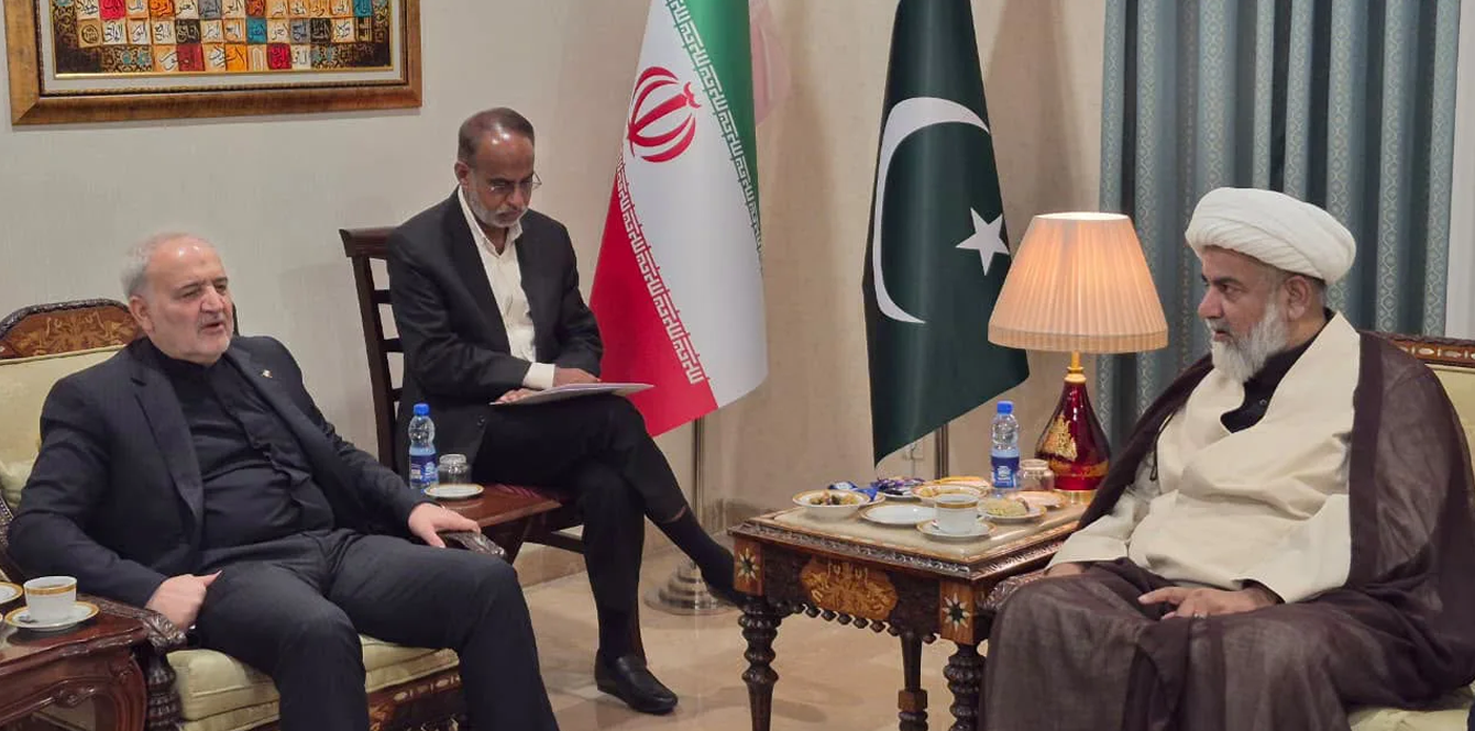 Senator Raja Nasir Abbas Jafri Meets Iranian Ambassador Reza Amiri Moghadam