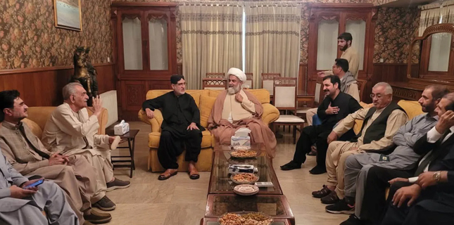 Senator Allama Raja Nasir Abbas Jafri Meets Sardar Akhtar Jan Mengal in Quetta