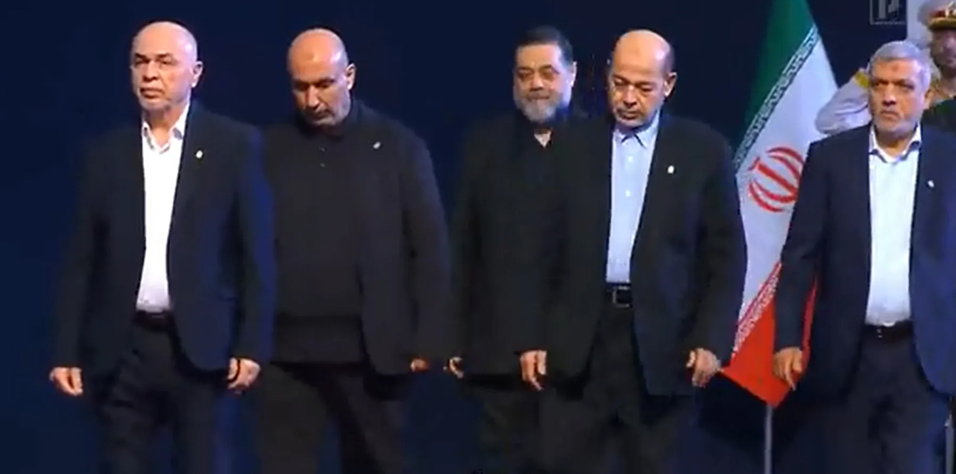 Senior Hamas Officials Attend Condolence Gathering in Tehran