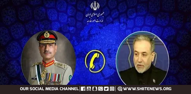 Iranian Foreign Minister Abbas Araghchi, Asim Munir Discuss Regional Situation by Phone