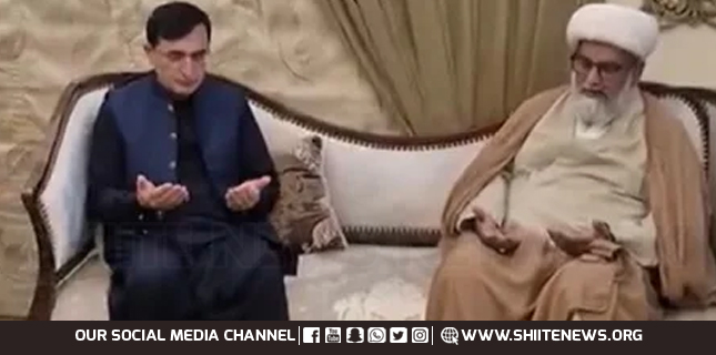 Senator Allama Raja Nasir Abbas Jafri Meets Barrister Gohar Ali Khan to Offer Condolences
