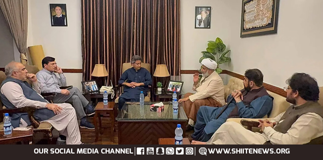 Raja Nasir Abbas Meets Asad Qaiser, Barrister Gohar Over September 27 Protest